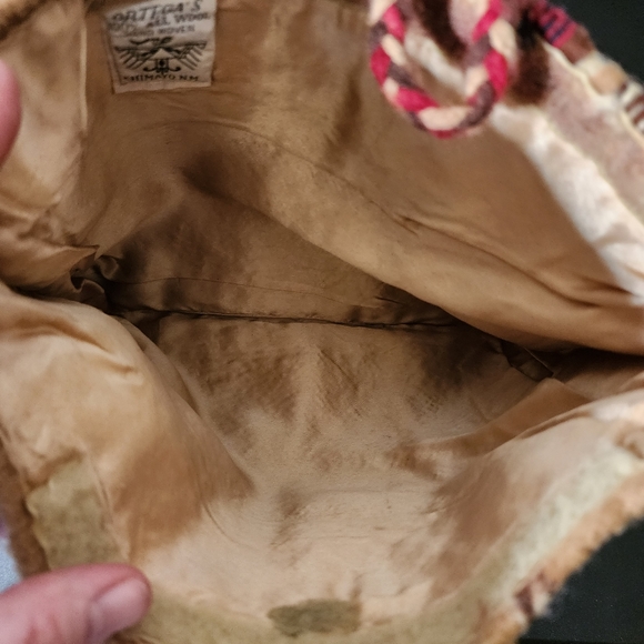 Ortega's-100% All Wool Vintage Handwoven Purse made in Chimayo, NM - Picture 12 of 16